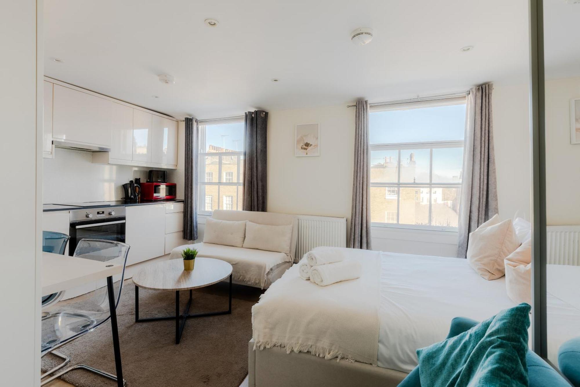 Gloucester Place Studios ロンドン 部屋 写真