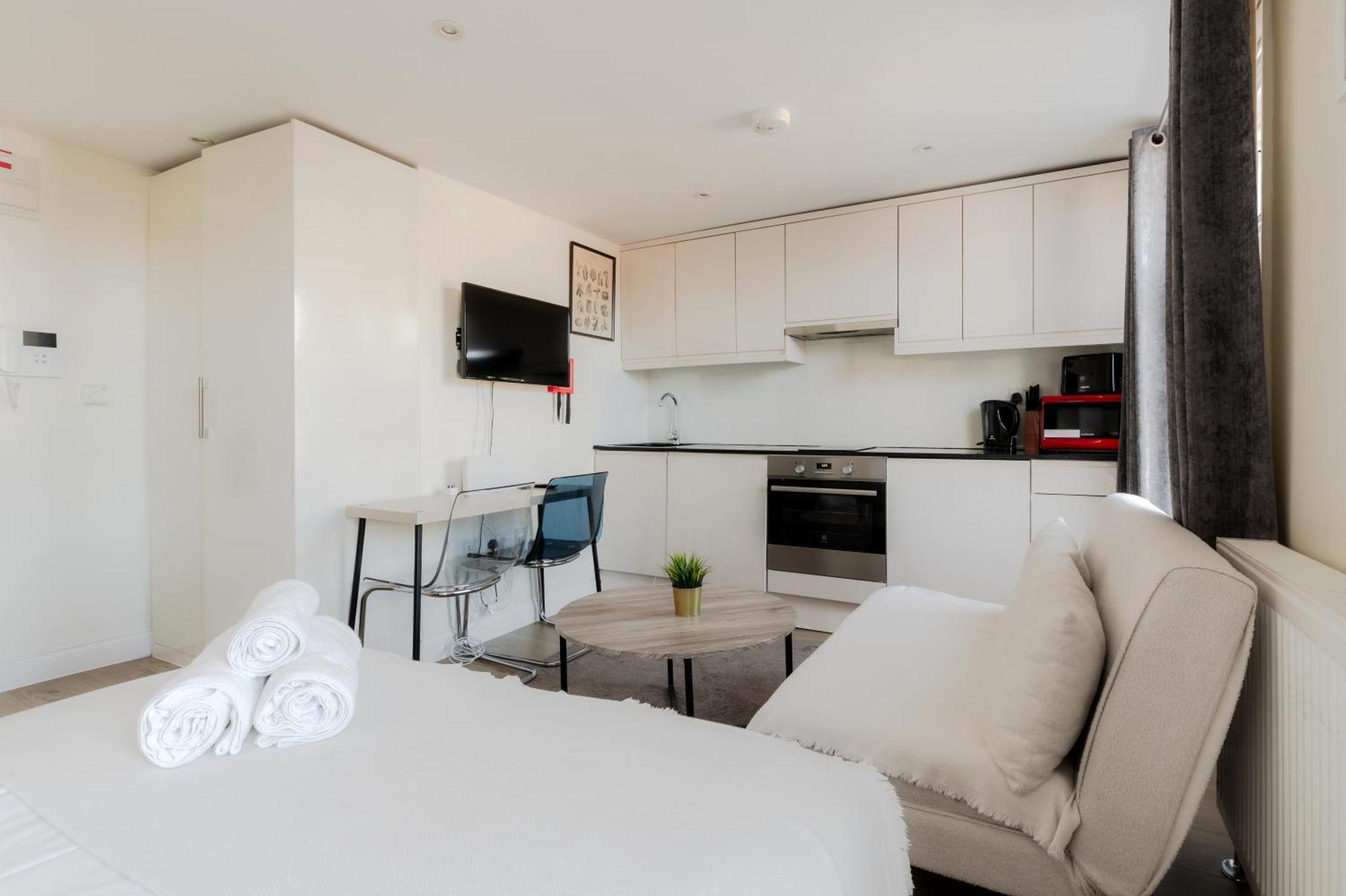 Gloucester Place Studios ロンドン 部屋 写真