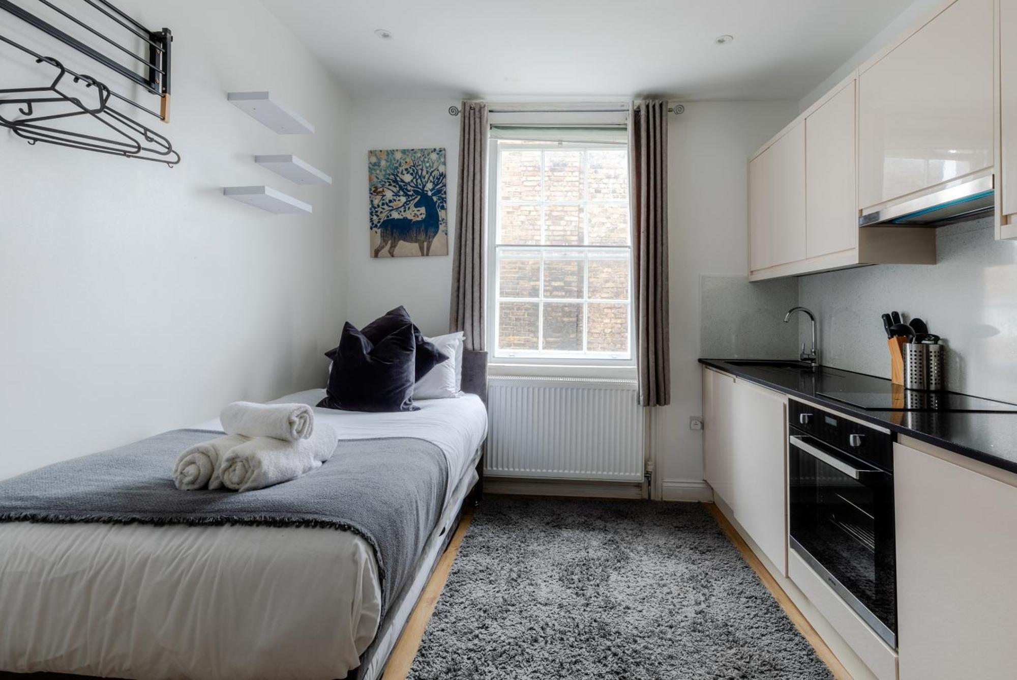 Gloucester Place Studios ロンドン 部屋 写真