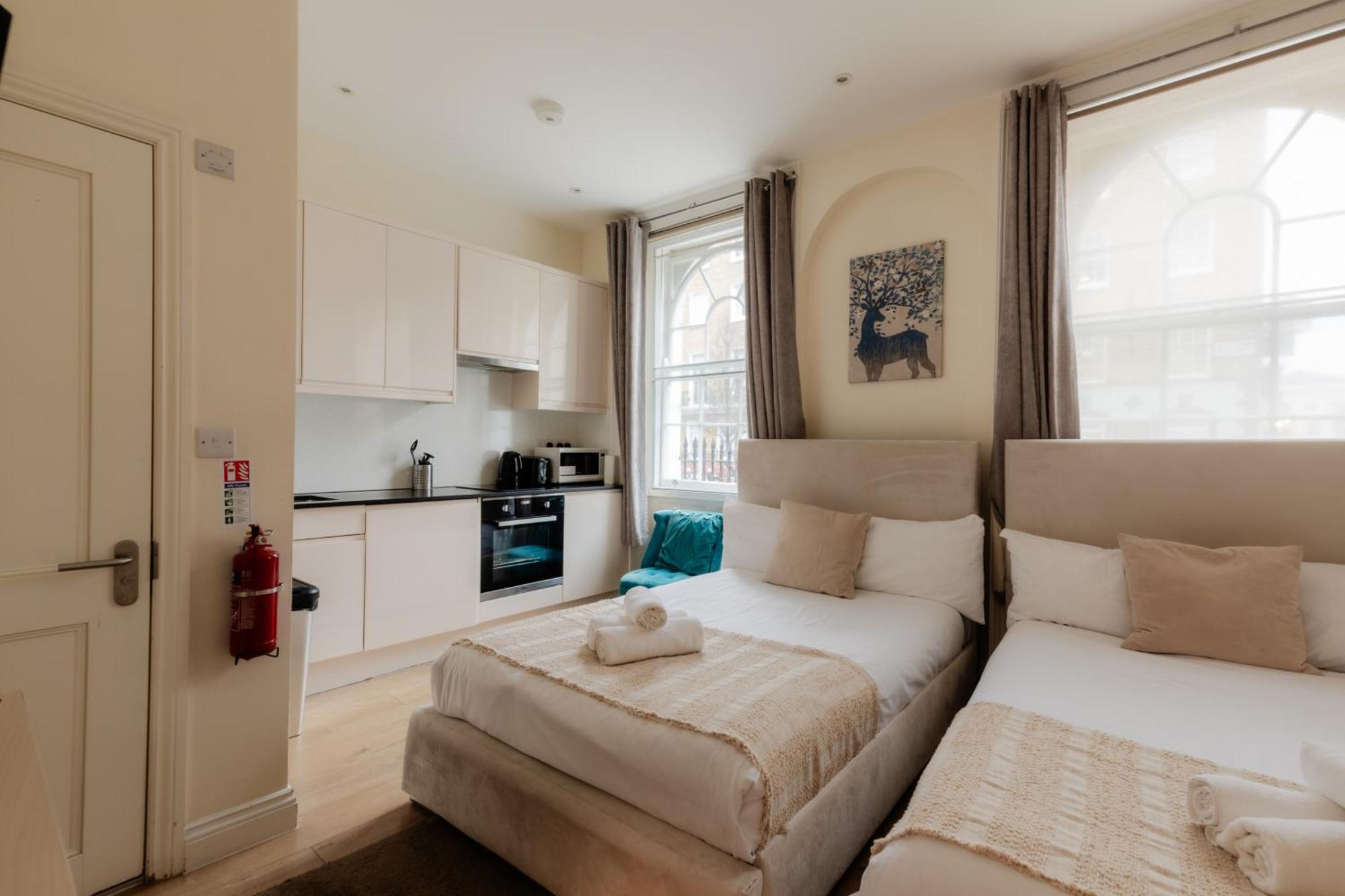 Gloucester Place Studios ロンドン 部屋 写真