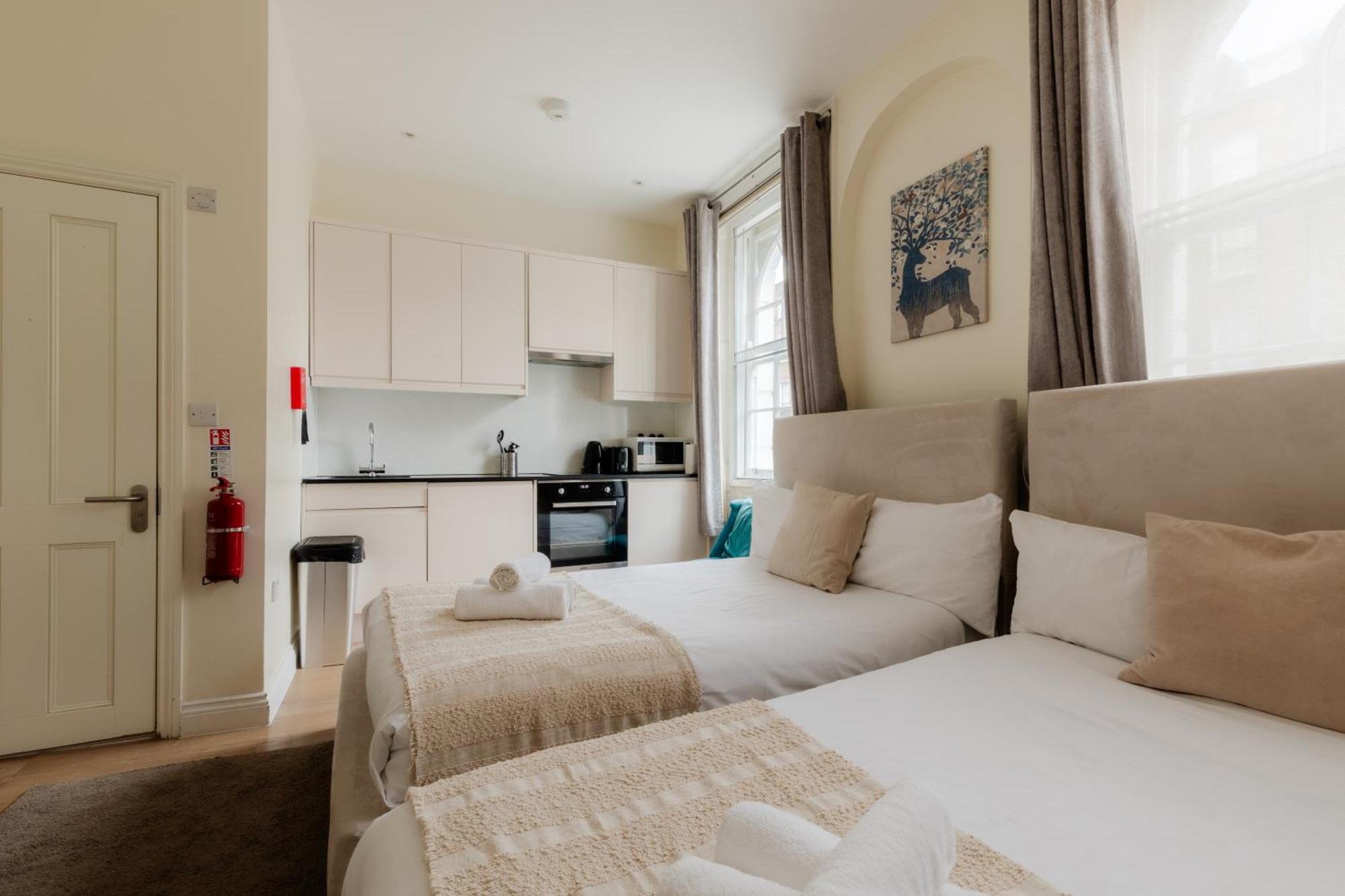 Gloucester Place Studios ロンドン 部屋 写真